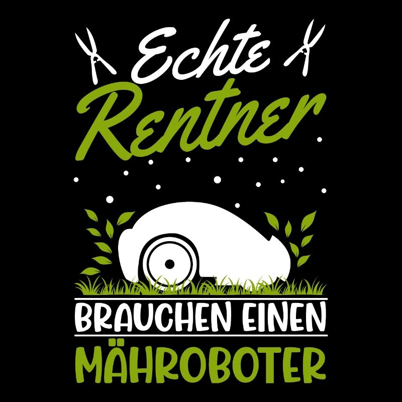 Echte Rentner brauchen einen Mähroboter Mähroboter