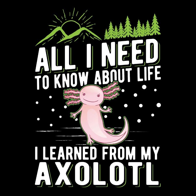 Axolotl Gift Tailed Amphibian