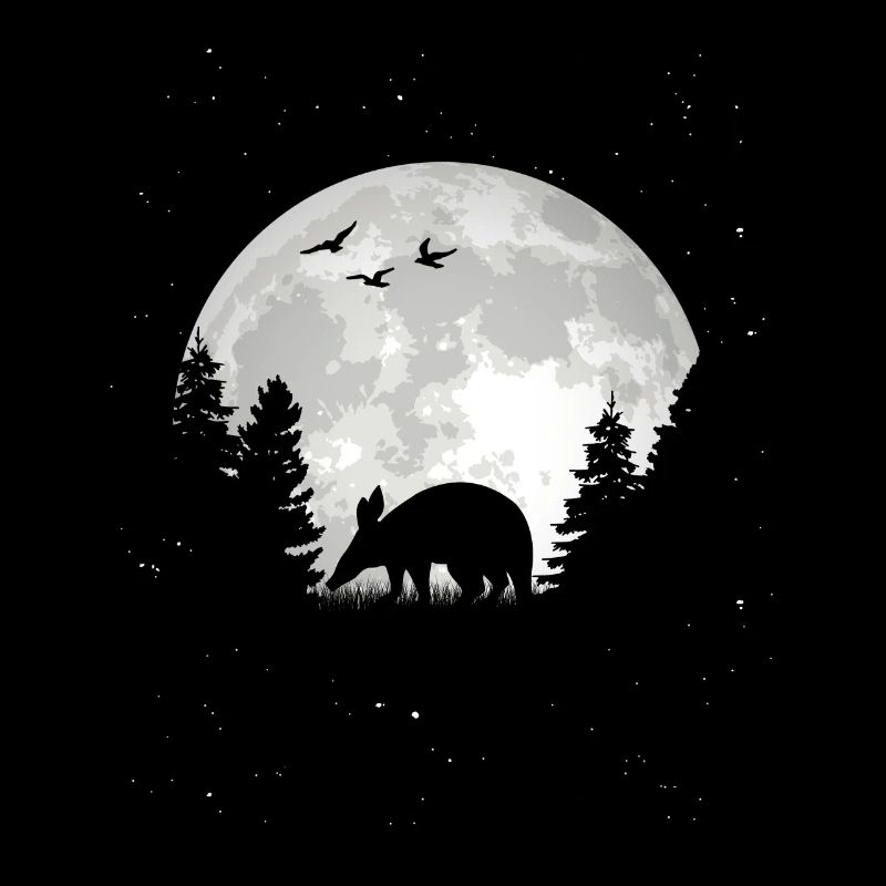 Erdferkel Mond