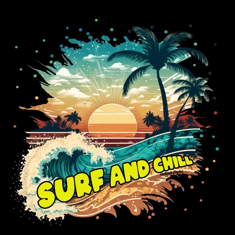 Surf tropical beachsurf et chill