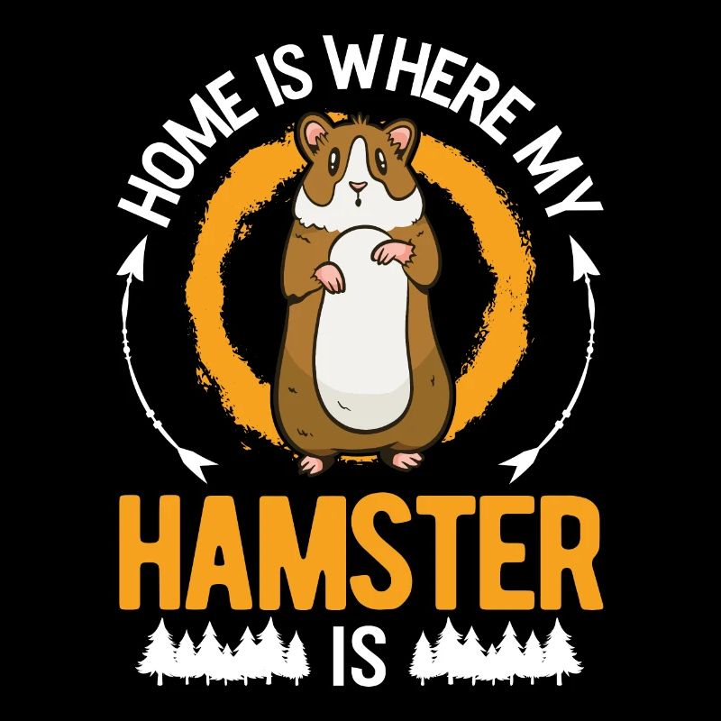 La maison est l’endroit où mon hamster est la roue du hamster