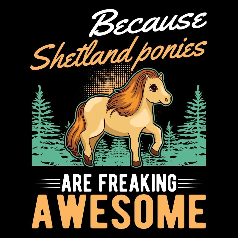 Parce que les poneys Shetland sont géniaux