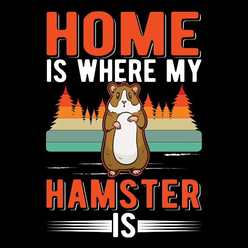 La maison est l’endroit où mon hamster est la roue du hamster