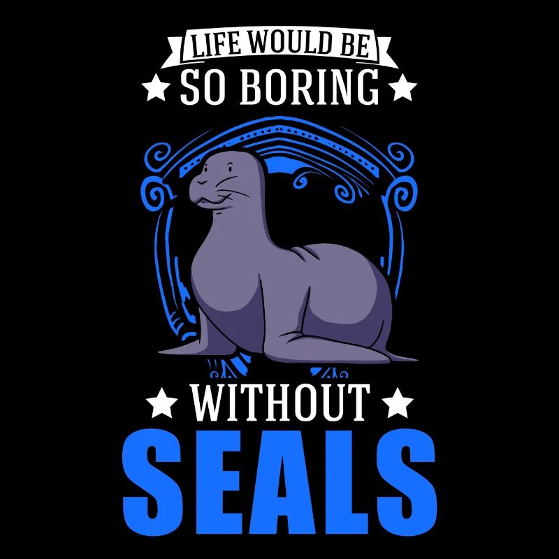 Robbe Geschenk Seehund Seelöwe