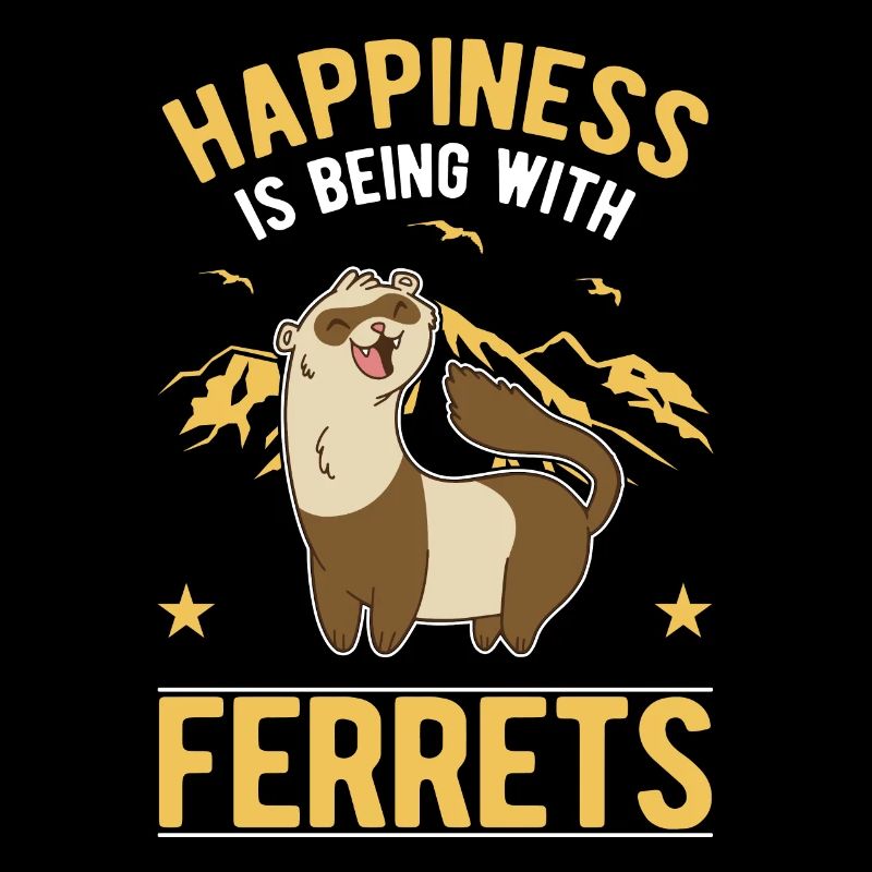 Le bonheur, c’est d’être avec Ferrets Frettchen