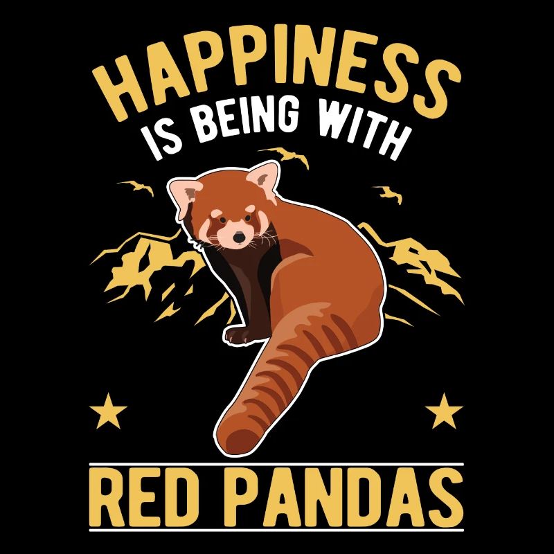 Ours chat chanceux panda roux