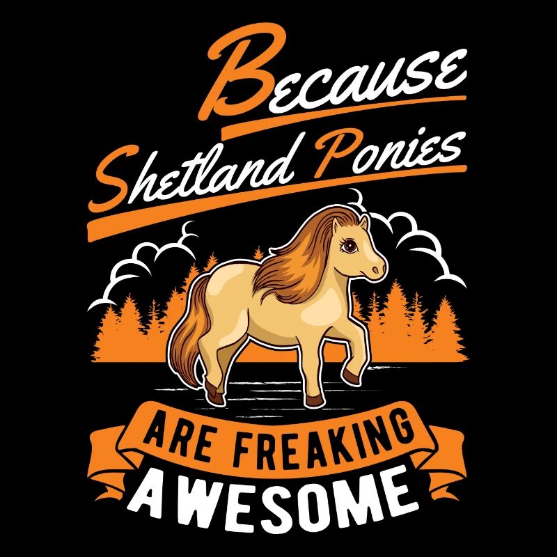 Parce que les poneys Shetland sont géniaux