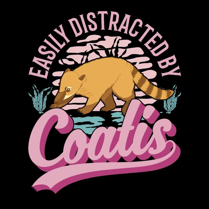 Easily distracted by Coatis coati