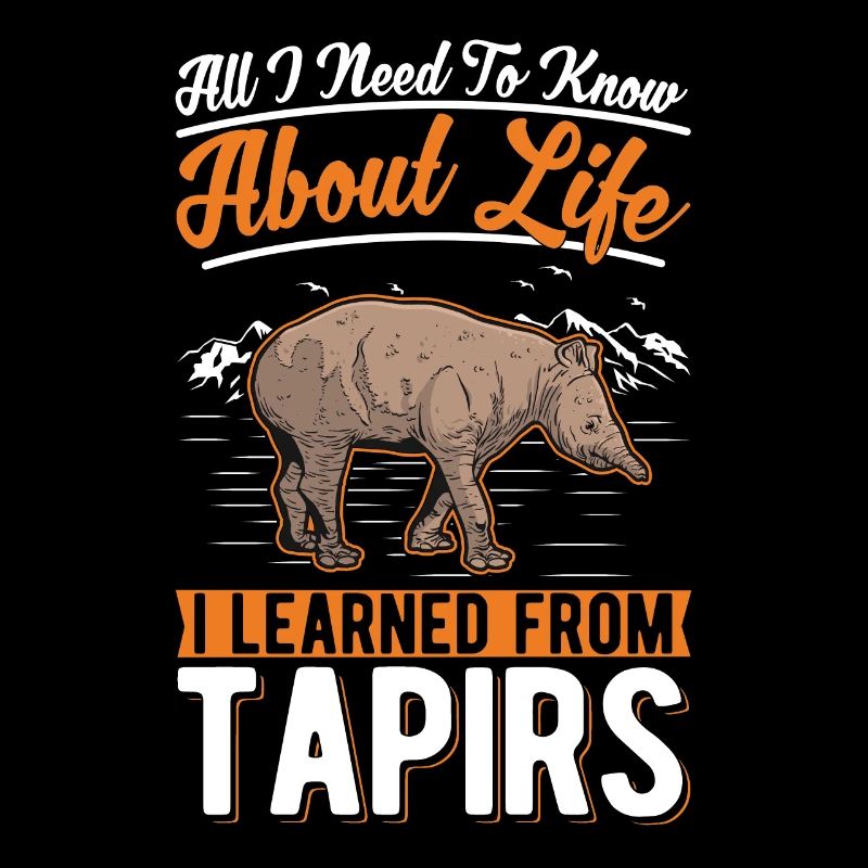 Tapir Cadeau Tapir des plaines Tapirdae