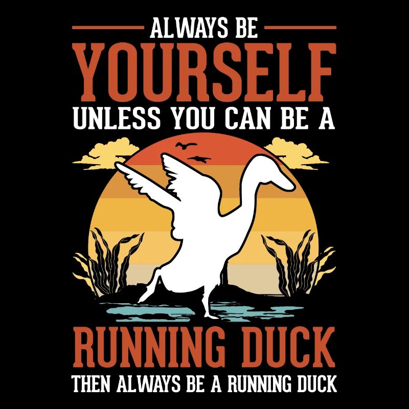 Canard coureur indien cadeau canard de course