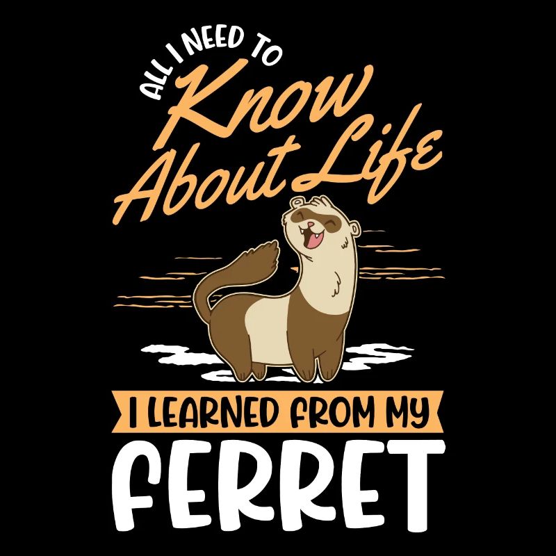 Frettchen Spruch Ferret