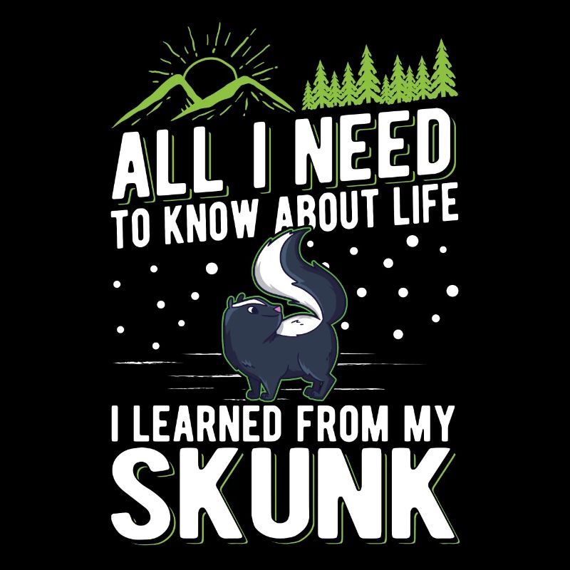 Skunk Spruch Stinktier