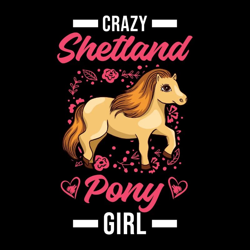 Poney Shetland folle