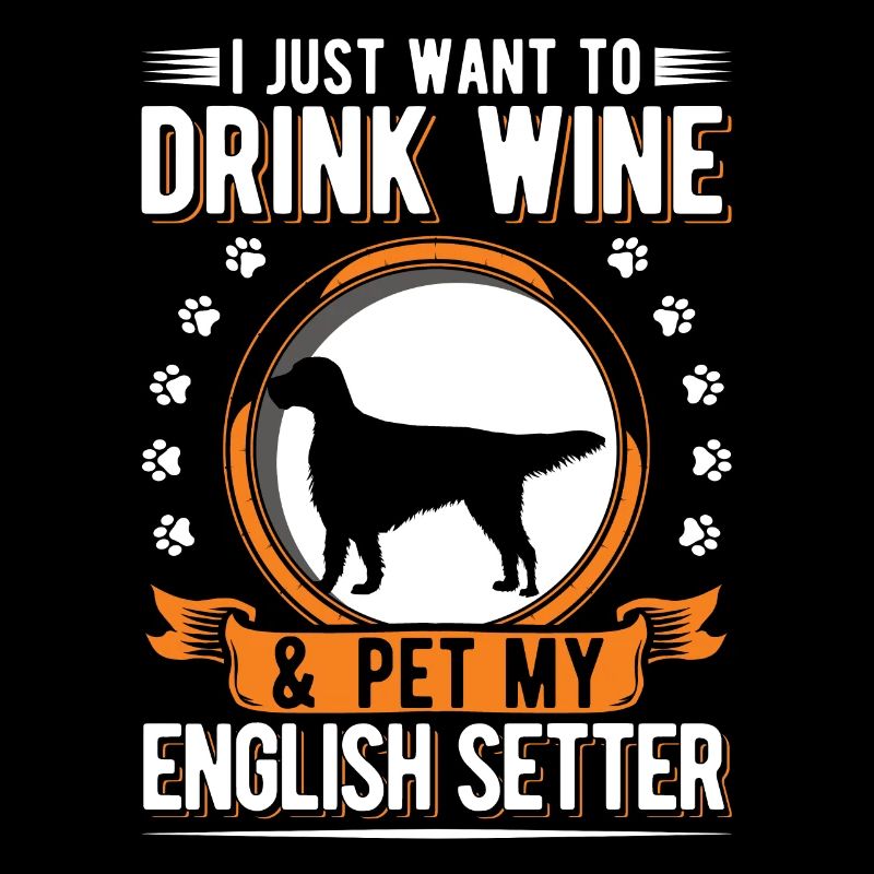 Setter anglais et Wine English Setter