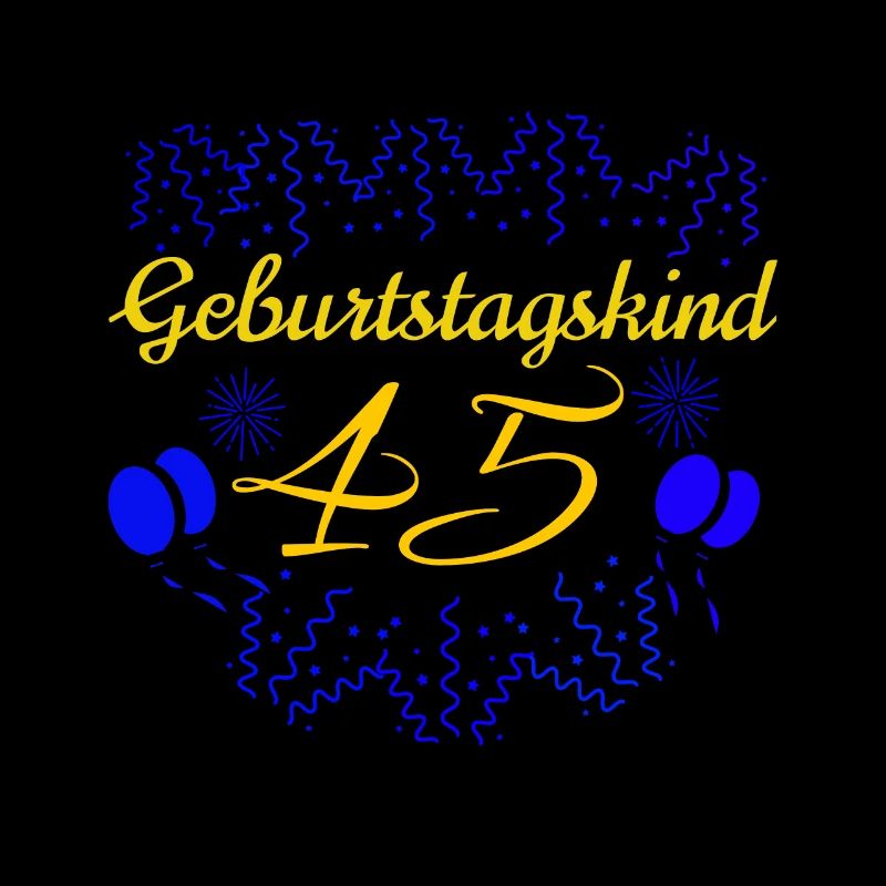 Geburtstagskind Tshirt 45