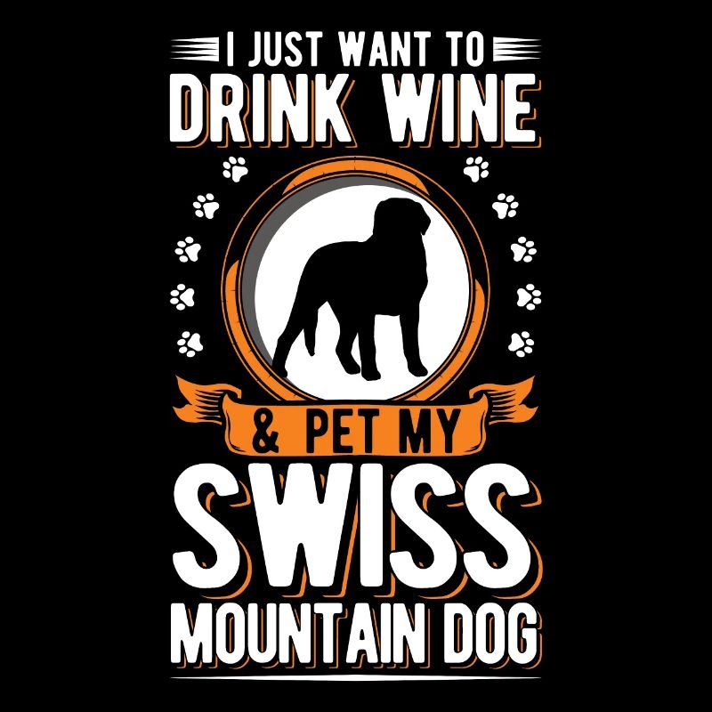Schweizer Sennenhund und Wein