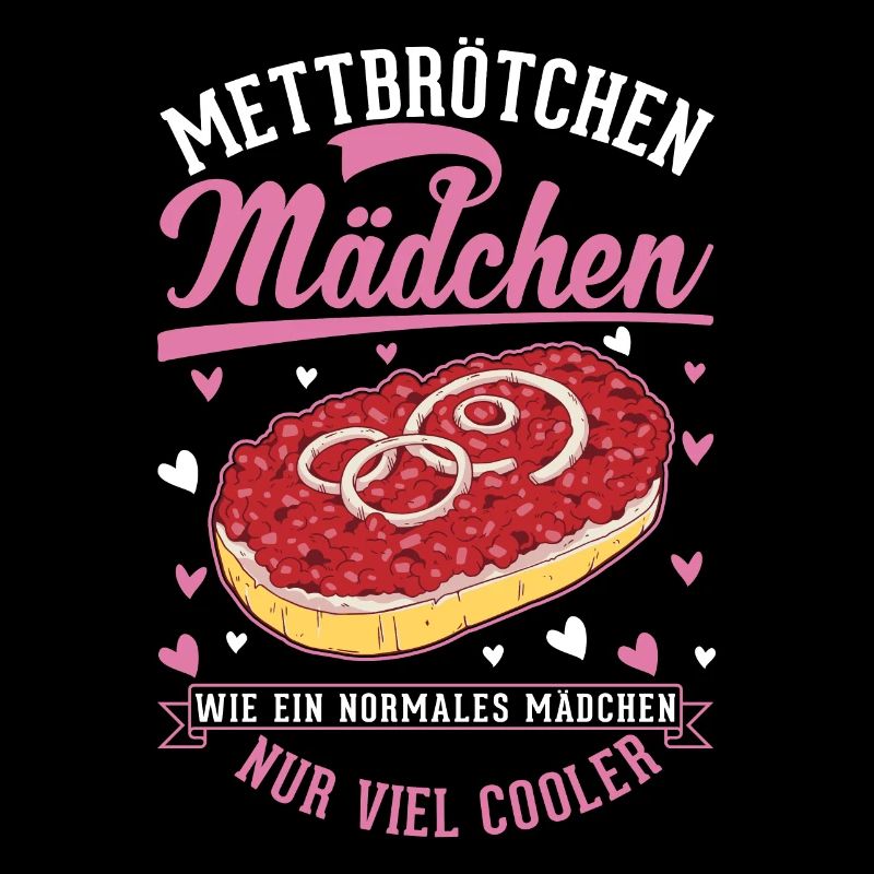 Mettbrötchen Mädchen Mett Hackepeter