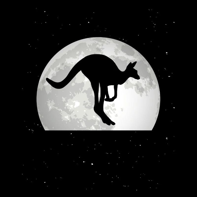 Kangaroo, Moon, Australia, Kangaroo