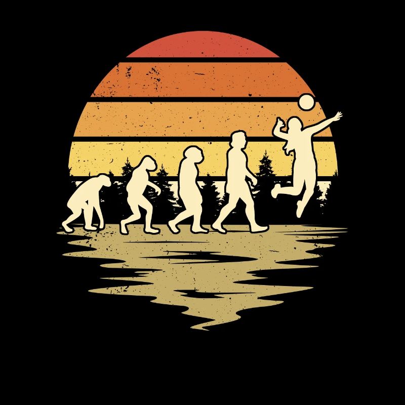 Volleyball Evolution Volleyballspieler