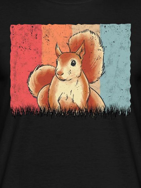 Eichhörnchen Retro Squirrel