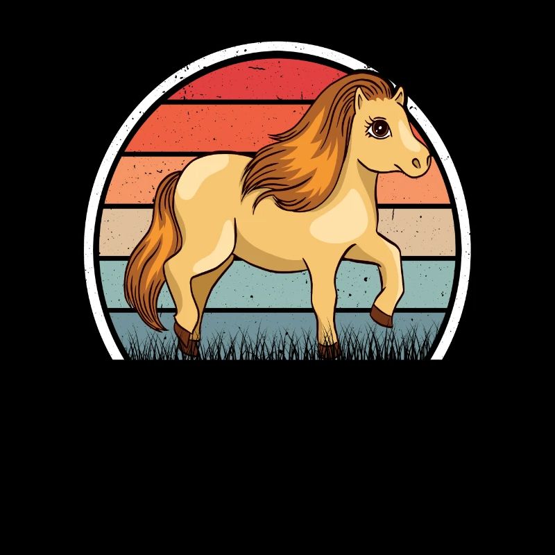 Poney Shetland Rétro