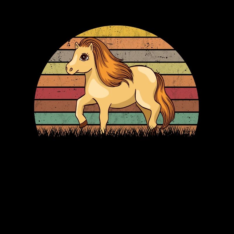 Poney Shetland Rétro