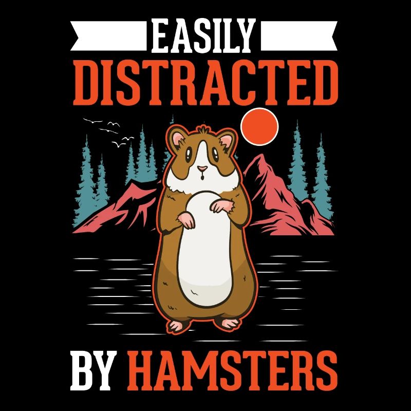 Facilement distrait par les hamsters Goldhamster