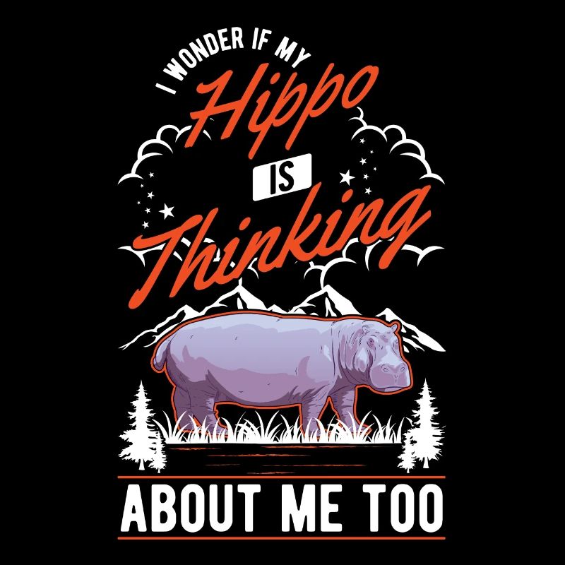 Hippopotame cadeau hippopotame hippopotame