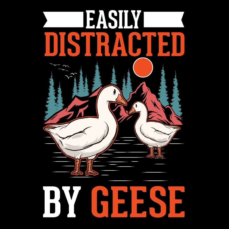 Easily distracted by Geese Goose Breeder Geese