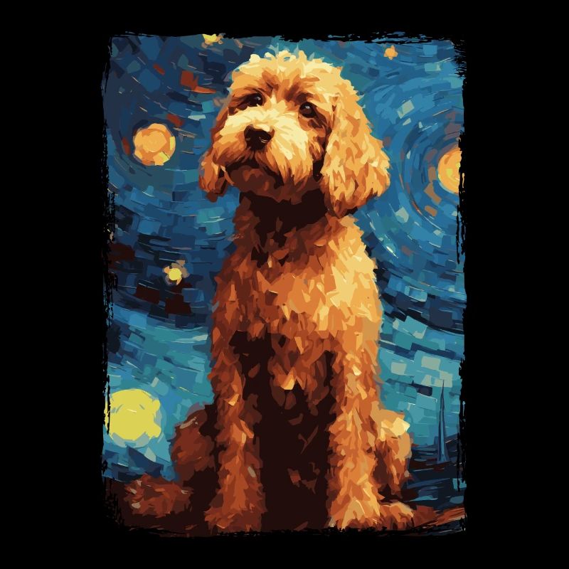 Lagotto Romagnolo Starry Night