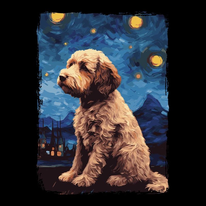 Lagotto Romagnolo Starry Night