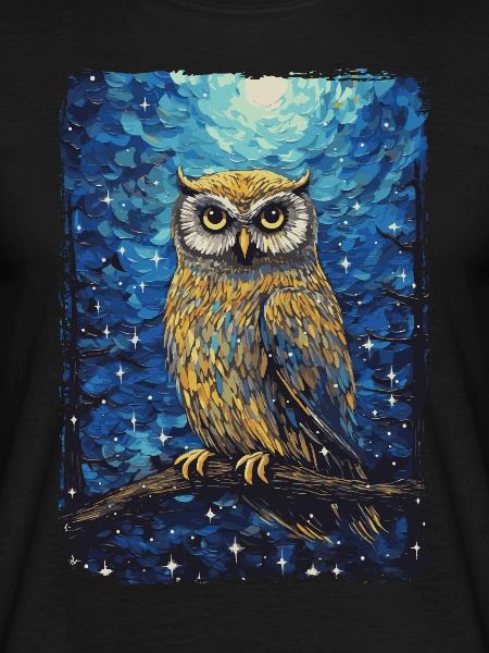 Owl Starry Night