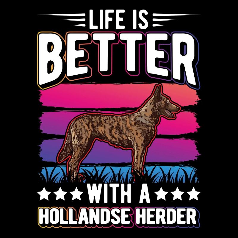Das Leben ist ist mit einem Hollandse Herder