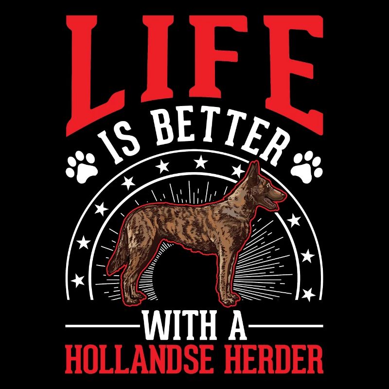 Das Leben ist ist mit einem Hollandse Herder