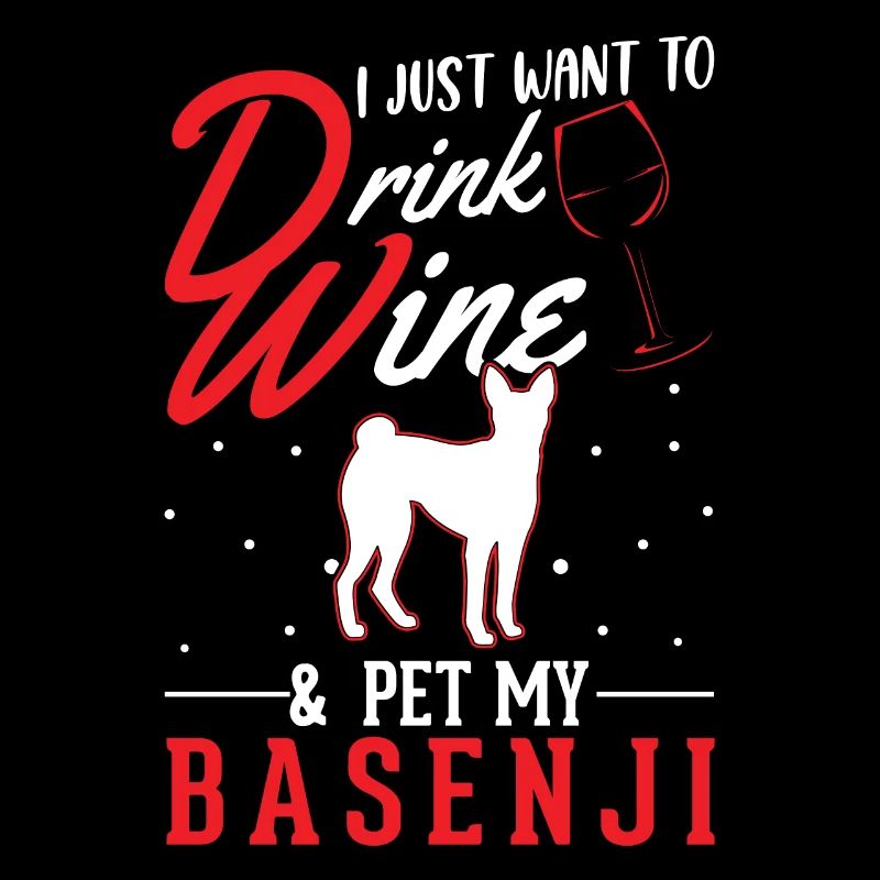 Basenji et le vin