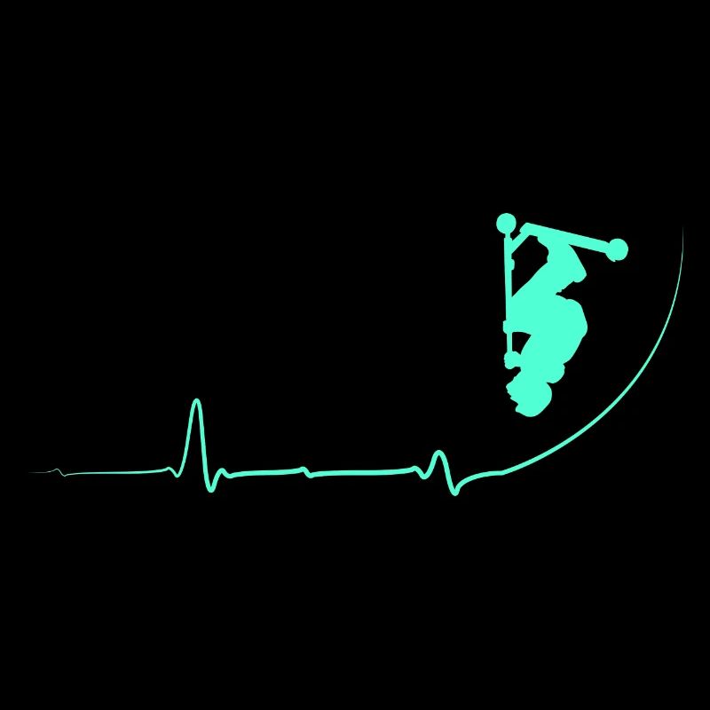 Battement de coeur pour cascadeur de scooters cascadeurs