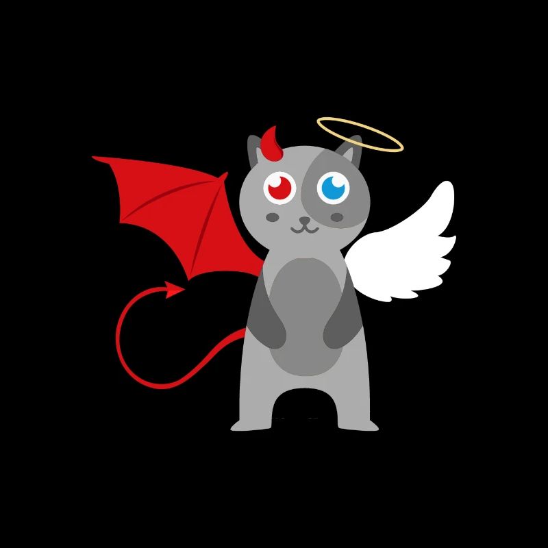 Chat chat anges mal mal mignon Miau