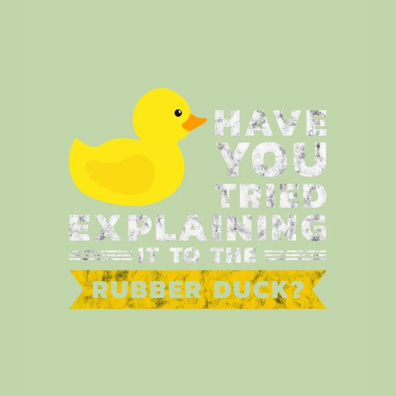Programmer rubber duck debug