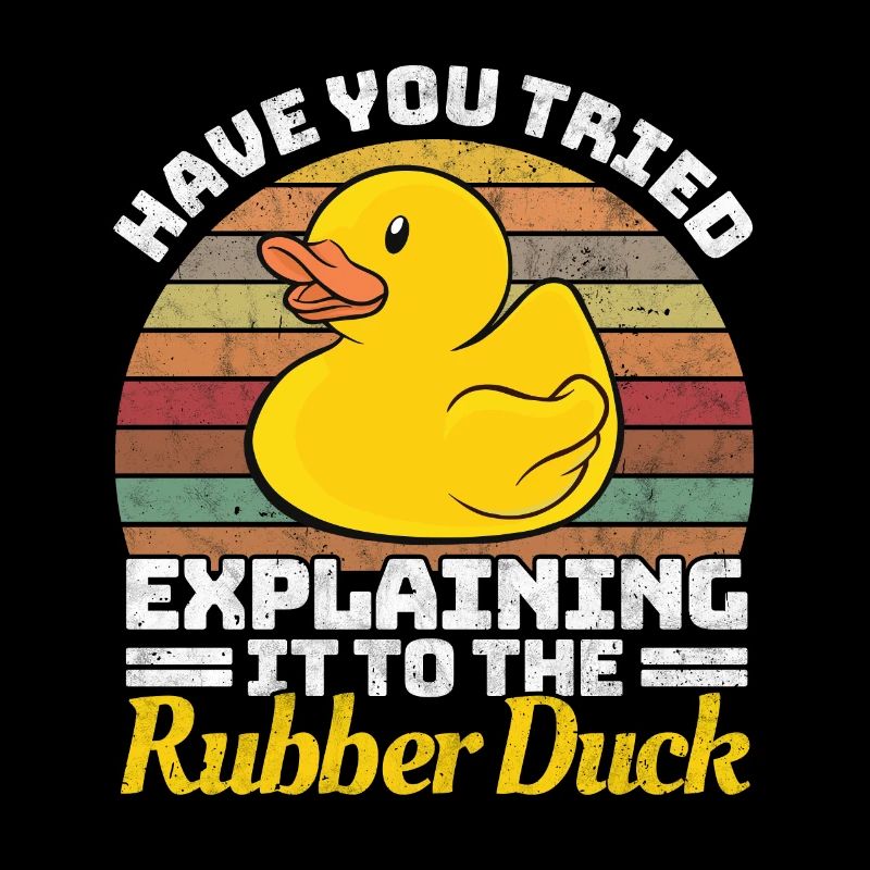 Programmer Programming Duck Rubber Duck