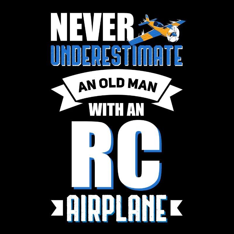 Never underestimate an old men with an RC Airplane