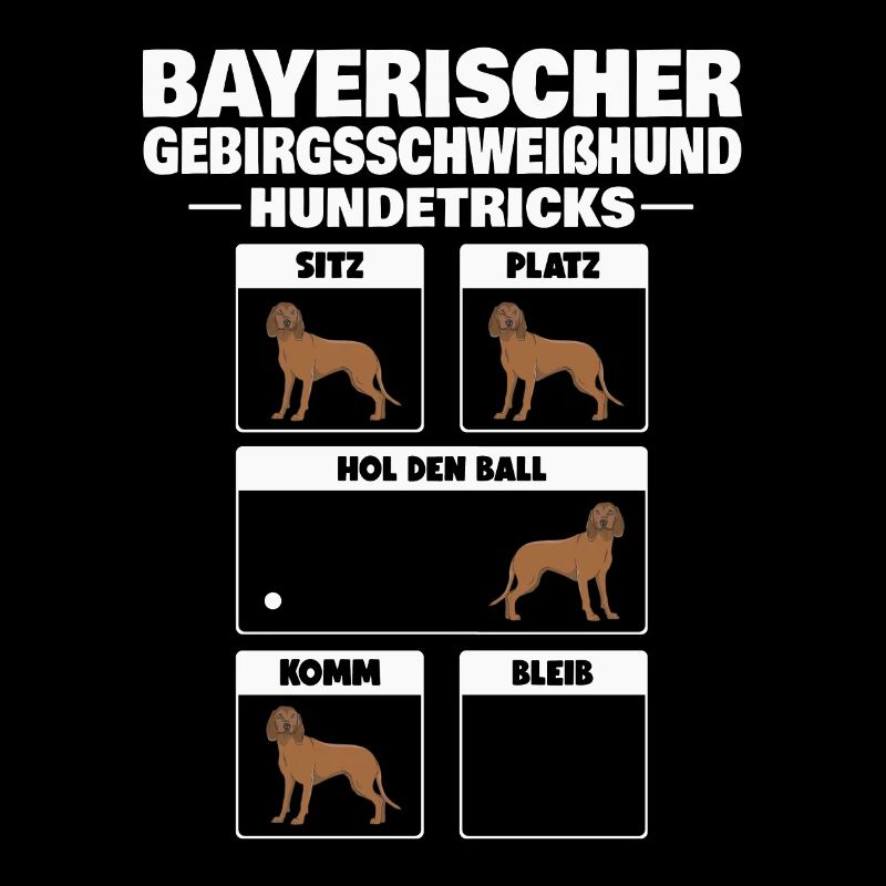 Bayerischer Gebirgsschweisshund Tricks BGS