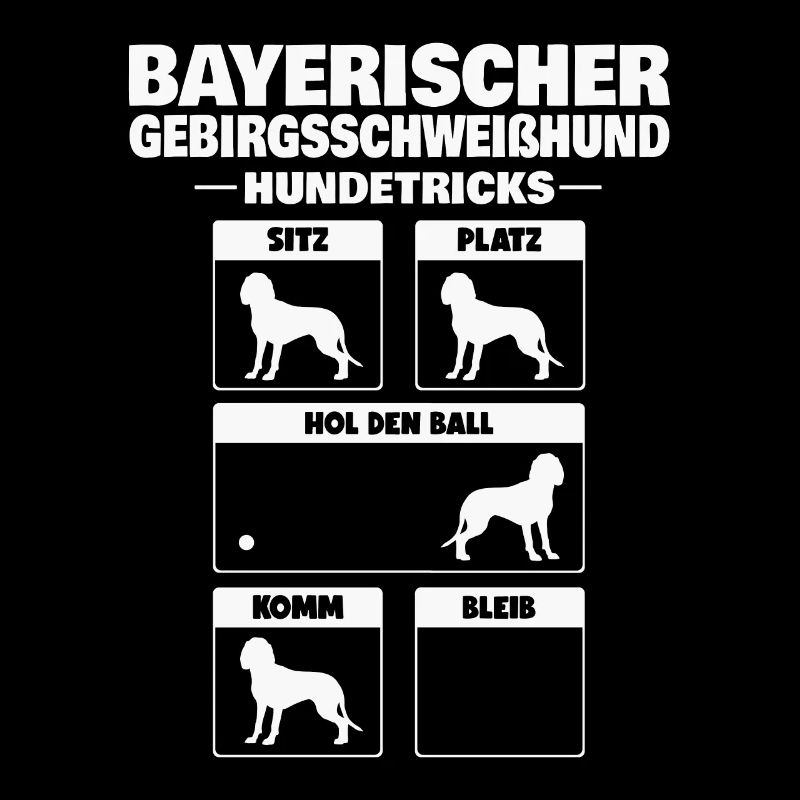 Bayerischer Gebirgsschweisshund Tricks BGS