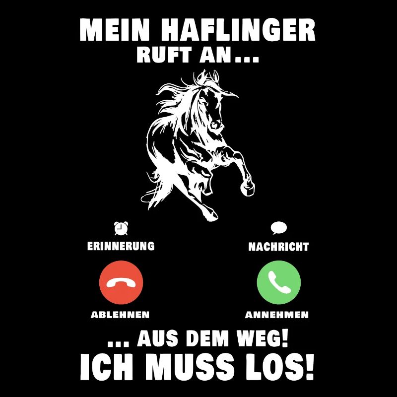Haflinger Pferd Telefon Reiterin Pferdemädchen