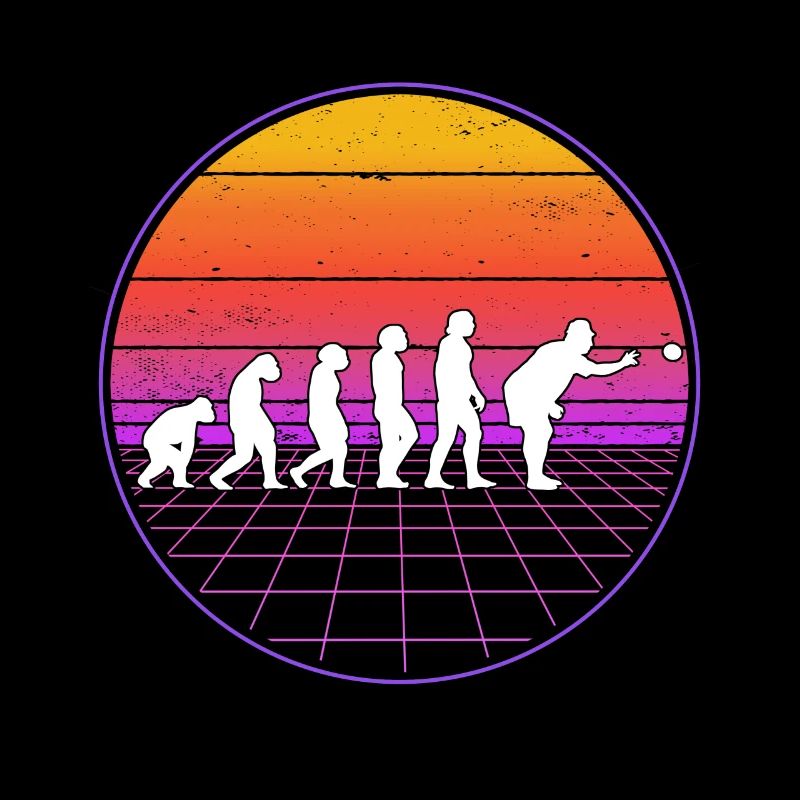 Boccia Evolution Vaporwave Bocciaspieler Boule