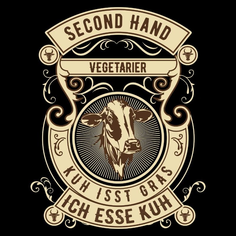 Second Hand Vegetarier - Kuh