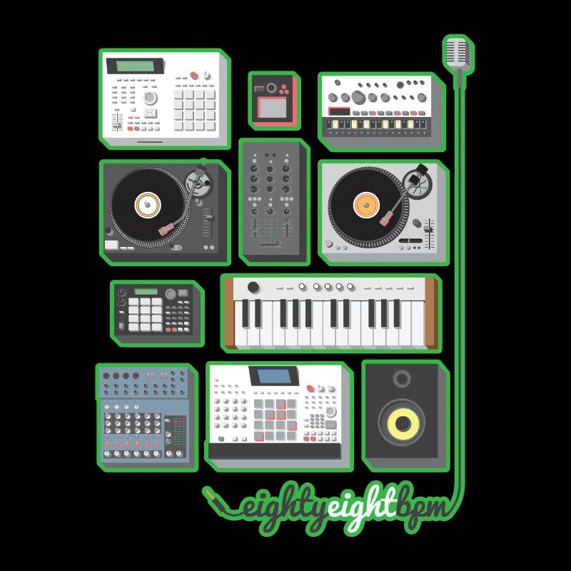 Ensemble complet de 88 BPM (vert)