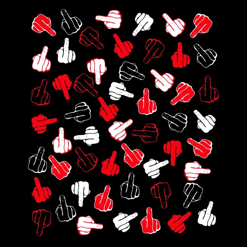 Stinky finger pattern - gift idea for rebels