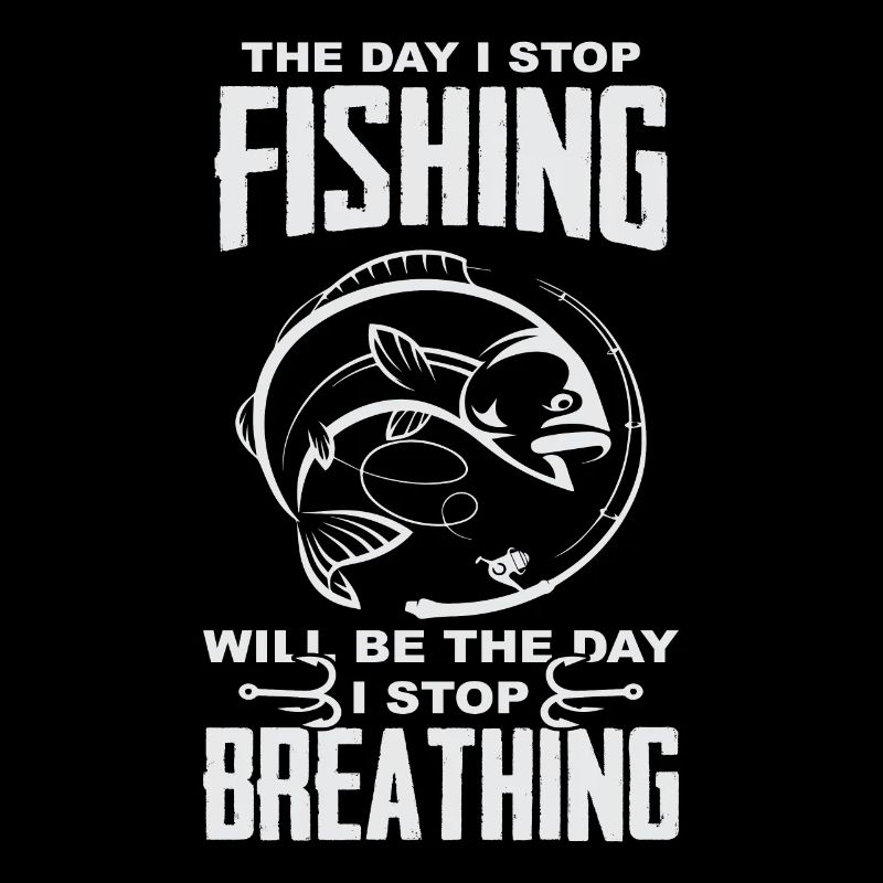 Fischen Atmung cooles Geschenk