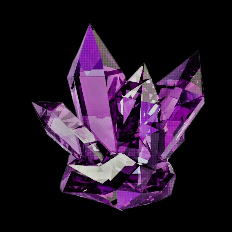 Purple geode