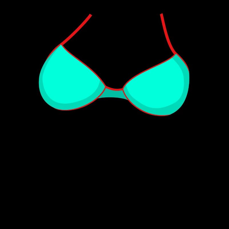 Costume de soutien-gorge de plage bikini turquoise Carnaval de Mardi Gras